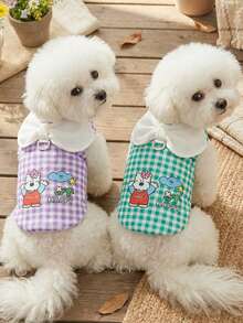 PETSIN Quần áo thú cưng mùa xuân mới, đồ dùng cho thú cưng, quần áo cho thú cưng, áo ba lỗ cho chó, áo thun cho mèo, trang phục cho gấu bông, trang phục cho động vật nhỏ, áo ba lỗ thường ngày mát mẻ, quần áo cho chó, quần áo cho mèo, áo ba lỗ hai mùa xuân hè mới. - Nhiều màu - Xem 3