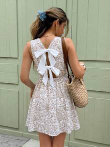 Women Short Dresses - 黑色 - 查看 2