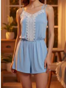 Blazers ligeros para mujer - Azul cielo - Ver 3