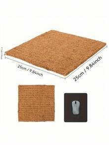 1-Pack Coir Chicken Nest Box Liners, Square, Soft & Absorbent Hen Nesting Pads, Poultry Coop Bedding, Ideal For Laying Hens - Brown - View 5