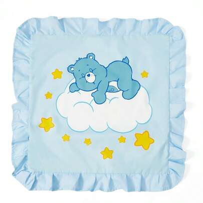 SHEIN X Care Bears Vỏ gối ren trang trí họa tiết hoạt hình, màu hồng, chất liệu thoáng khí và mềm mại, thoải mái và ấm áp, có thể giặt máy, nhiều kích cỡ để lựa chọn, phù hợp với nhiều loại gối, là món quà tuyệt vời.