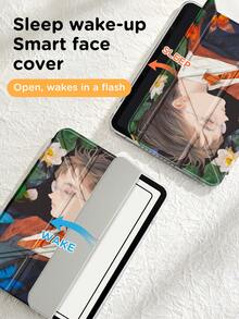 HARRY POTTER X SHEIN Ốp bảo vệ máy tính bảng hình nhân vật hoạt hình dễ thương, tương thích với iPad (A16) 11 inch thế hệ thứ 11 2025/Pad thế hệ thứ 10, Pad Pro 2020 11 inch, Pad 7/8/9, Galaxy Tab S6 Lite 10.4 inch, chất liệu cao cấp, có tính năng gập 3+Y, chức năng tự động bật/tắt màn hình và ngăn đựng bút tích hợp, chống sốc và thời trang. - Nhiều màu - Xem 6