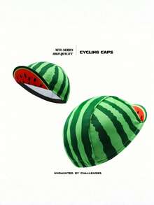 Joivida Summer Cycling Cap Watermelon Pattern Vibrant Bicycle Hat For Men Women Breathable Lightweight Polyester Quick Dry Running Hiking Beach Sun Protection Outdoor Sports Gift - Multicolor - View 7
