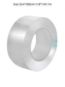 1 Roll 5m Transparent Multi-Function Acrylic Adhesive Tape For Kitchen, Waterproof, Flame Resistant And Mildew Proof - View 3