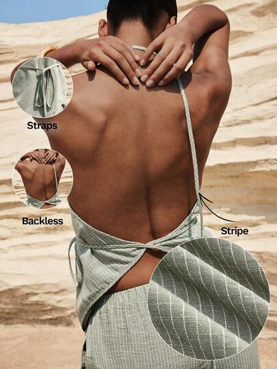 Maija 女士条纹不对称系带衬衫