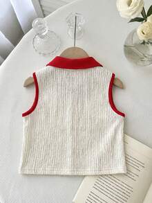 LMoss Kids Áo tank top in hình quả anh đào cho bé gái - Nhiều màu - Xem 2