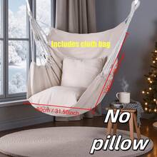 Una silla colgante, cuyo diseño proporciona una experiencia cómoda y relajante, permitiendo al usuario balancearse suavemente en ella y disfrutar de un momento de paz. Al colocar la silla colgante en el jardín exterior, el patio o el balcón, o en algunos destinos de vacaciones, la silla colgante es una decoración popular que crea una atmósfera despreocupada y agradable para los visitantes. - Multicolor - Ver 8