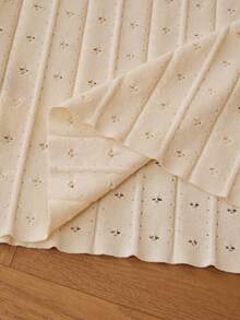 ZEYLAH Elegant Beaded Sleeveless Maxi Knit Dress, Summer - Light Yellow - View 8