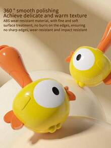 MINKOJA MINKOJA 可爱婴儿摇铃玩具 - 完美握感，寓教于乐，是送给孩子的理想洗礼或生日礼物，也是复活节彩蛋篮的绝佳填充物。 - 彩色 - 查看 8