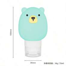 Joivida Bộ 1 chai đựng đồ dùng nhà tắm bằng silicon, dùng để đóng gói đồ dùng vệ sinh cá nhân, mỹ phẩm, hoàn hảo cho quà tặng Giáng sinh, Halloween, Lễ Phục sinh, Ngày Valentine, sinh nhật, quà tặng độc đáo, sự lựa chọn lý tưởng nhất để làm quà tặng. - Nhiều màu - Xem 13