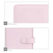 1 cuốn album ảnh 108 ngăn đựng ảnh, giấy ảnh 3 inch, chất liệu da PU, thích hợp cho máy ảnh Fujifilm In-Stax Mini 12, kèm tem và vé, đồ dùng học tập, chuẩn bị cho năm học mới. - Nhiều màu - Xem 7