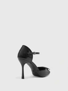 CUCCOO BIZCHIC Giày nữ cao gót mũi nhọn màu đen mới, đa năng, gợi cảm, thanh lịch. - màu đen - Xem 3