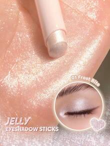 Crystal Jelly 亮片眼影棒-Frost Bite 品牌 美容 化妝 化妝品 適合女性與女孩 完美搭配夏季春季 Y2K 時尚 流行 生日 母親節禮物 假期 派對準備就緒 最佳顏色 - 01 Frost Bite - 查看 1