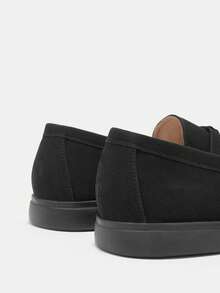 CUCCOO CURVES 女鞋 女士圆头搭扣设计 日常百搭休闲时尚宽楦平底套脚鞋 - 黑色 - 查看 8