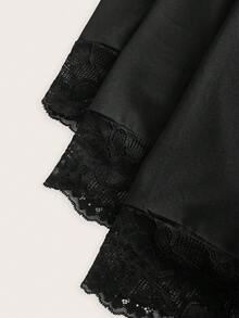 SHEIN EZwear 3件套加大码休闲简约打底裤，适合夏季穿着 - 黑色 - 查看 11