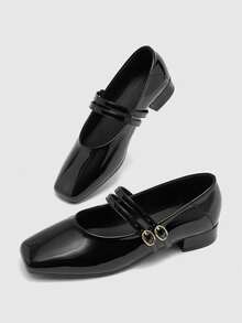 CUCCOO BIZCHIC Giày bệt thời trang nữ - Đêm tối - Xem 2