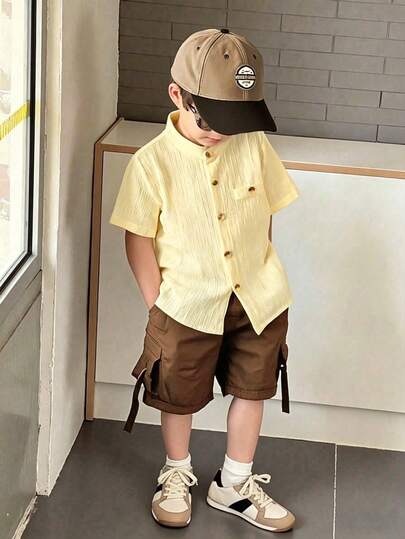 SHEIN Genkimix Kids Camisas para niños