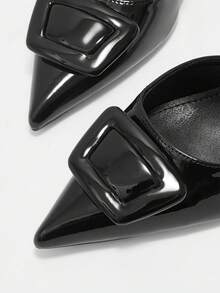 CUCCOO BIZCHIC Giày nữ cao gót mũi nhọn màu đen mới, đa năng, gợi cảm, thanh lịch. - màu đen - Xem 5