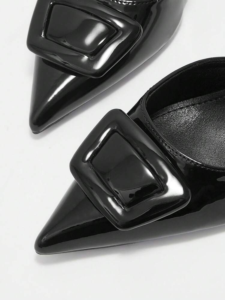 CUCCOO BIZCHIC Women's Shoes New Pointed Black High Heels Versatile Sexy Women's Elegant Stiletto Shoes