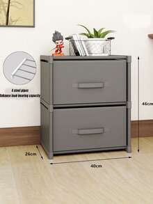 Wardrobe Storage, Autumn Decorative Home Items. Multi Functional, Medium-Sized Optional, Cube Storage Cabinet With Drawers, Dust-Proof Wardrobe, Shelf, Shoe Rack, Shoe Cabinet, Independent Display Rack, Can Be Freely Assembled, Floor Standing Assembly Storage Rack, Bookshelf - Multicolor - View 12