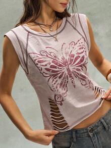 Bohemela Áo vest dệt kim màu trơn dáng thường ngày dành cho nữ - xanh quân đội - Xem 6