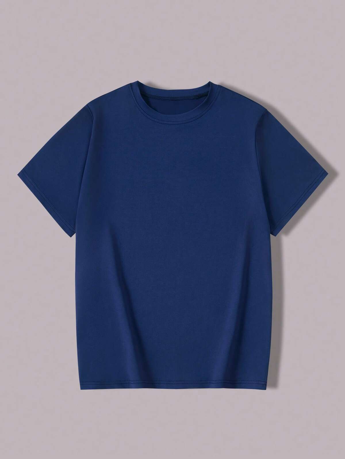 4 pièces/set T-shirts confortables à coupe slim et multicolores pour garçons adolescents 7