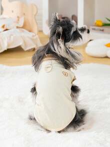 PETSIN Quần áo thú cưng mùa xuân mới, đồ dùng cho thú cưng, quần áo cho thú cưng, áo ba lỗ cho chó, áo thun cho mèo, trang phục cho gấu bông, trang phục cho động vật nhỏ, áo ba lỗ thường ngày mát mẻ, quần áo cho chó, quần áo cho mèo, áo ba lỗ hai mùa xuân hè mới. - Nhiều màu - Xem 24