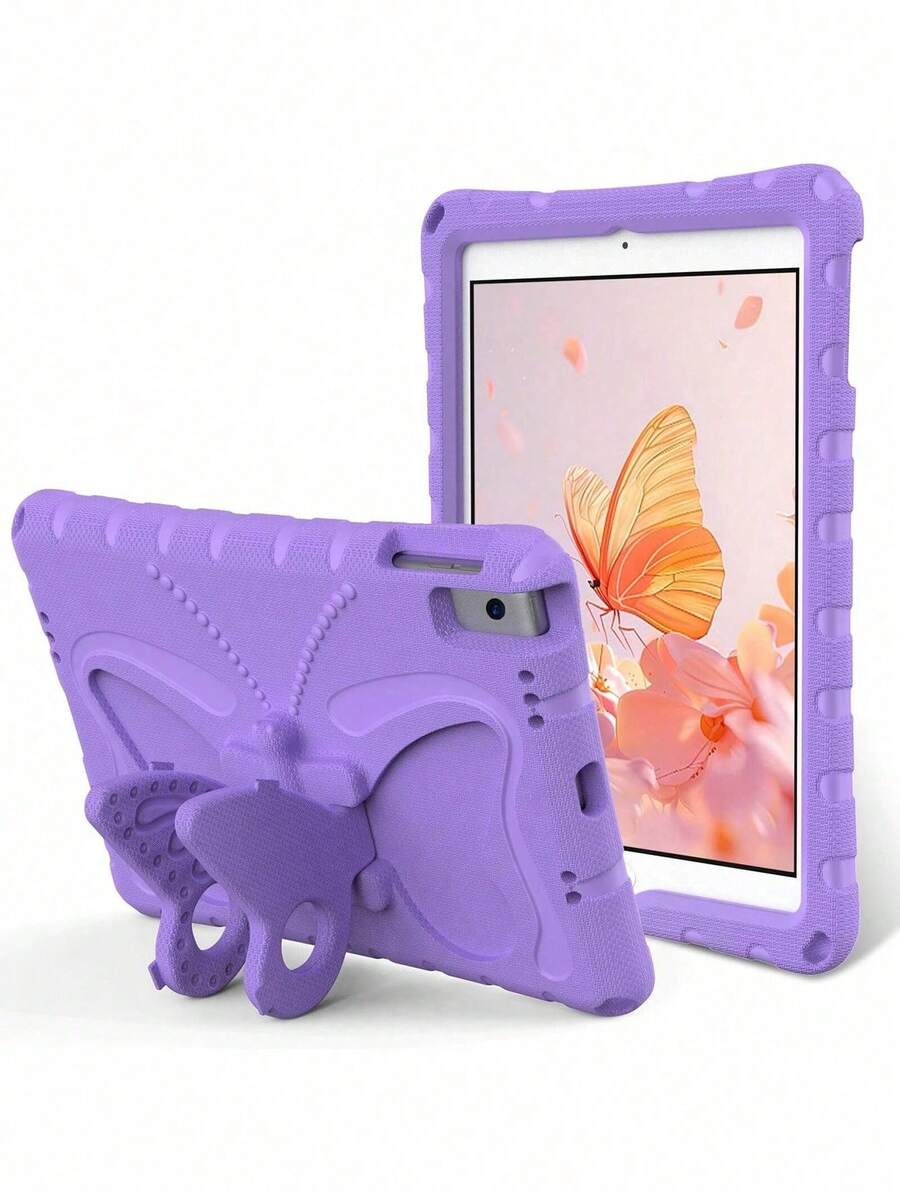 Ốp lưng máy tính bảng EVA hình bướm màu tím nhạt, có chức năng như một giá đỡ. - Màu Lilac Tím - Xem 1