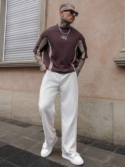 Artur Kramer 男士休闲宽松直筒裤，秋季