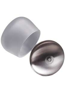 SHEIN 1 Chiếc cốc đựng bột acrylic dạng lỏng có nắp kim loại kèm nắp, thích hợp dùng trong nghệ thuật làm móng. - trắng - Xem 2