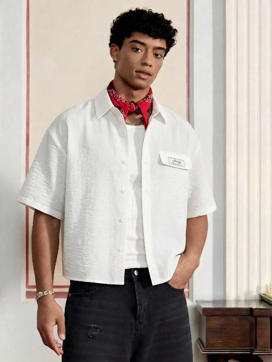 SWAVVY Men Shirts - White - View 1