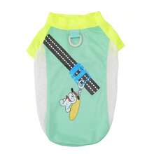PETSIN 宠物春季新款狗狗服装 动物用品 宠物服装 狗狗背心 猫咪T恤 泰迪熊套装 小型动物服装 休闲酷炫背心 狗狗服装 猫咪服装 春夏两季新款背心 - 彩色 - 查看 16