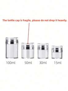 15ml/30ml/50ml/100ml 真空泵瓶，真空面霜罐，可再填充保湿霜分配器，按压式泵瓶，适用于乳液、精华液、化妆品、旅行和浴室存储” - 彩色 - 查看 20