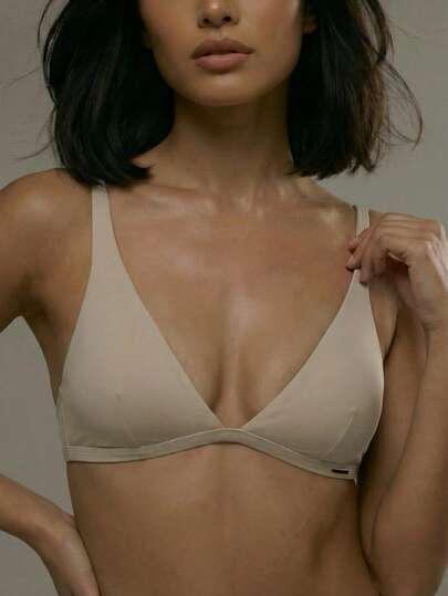 Calvin Klein Women's Bikini Top Cream
