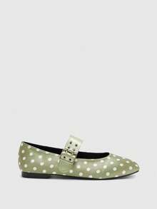 CUCCOO BIZCHIC Women's Y2K Style Flat Shoes, Suitable For Punk, Biker, Cool Girl, Halloween, Christmas, Party Outfits - Light green - View 3