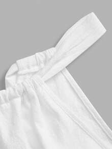 EMERY ROSE Women's Cotton Halter Neck Camisole, Suitable For Spring And Summer - White - View 4