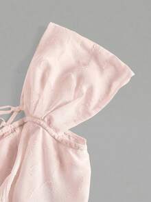 SHEIN MOD 大码女士浪漫露肩连衣裙，适合茶会、婚礼宾客等场合 - 粉色 - 查看 3
