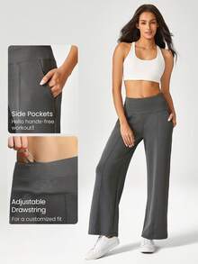 GLOWMODE Women Sports Pants - Dark Grey - View 3