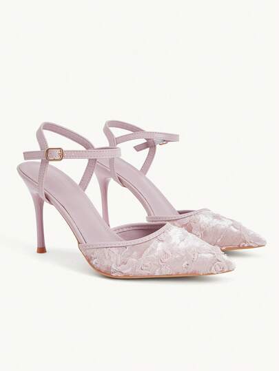 CUCCOO CHICEST 女士鞋履新款法式性感包头高跟鞋时尚轻盈细高跟鞋，适合各种场合，包括派对、婚礼等，适合新娘穿着。