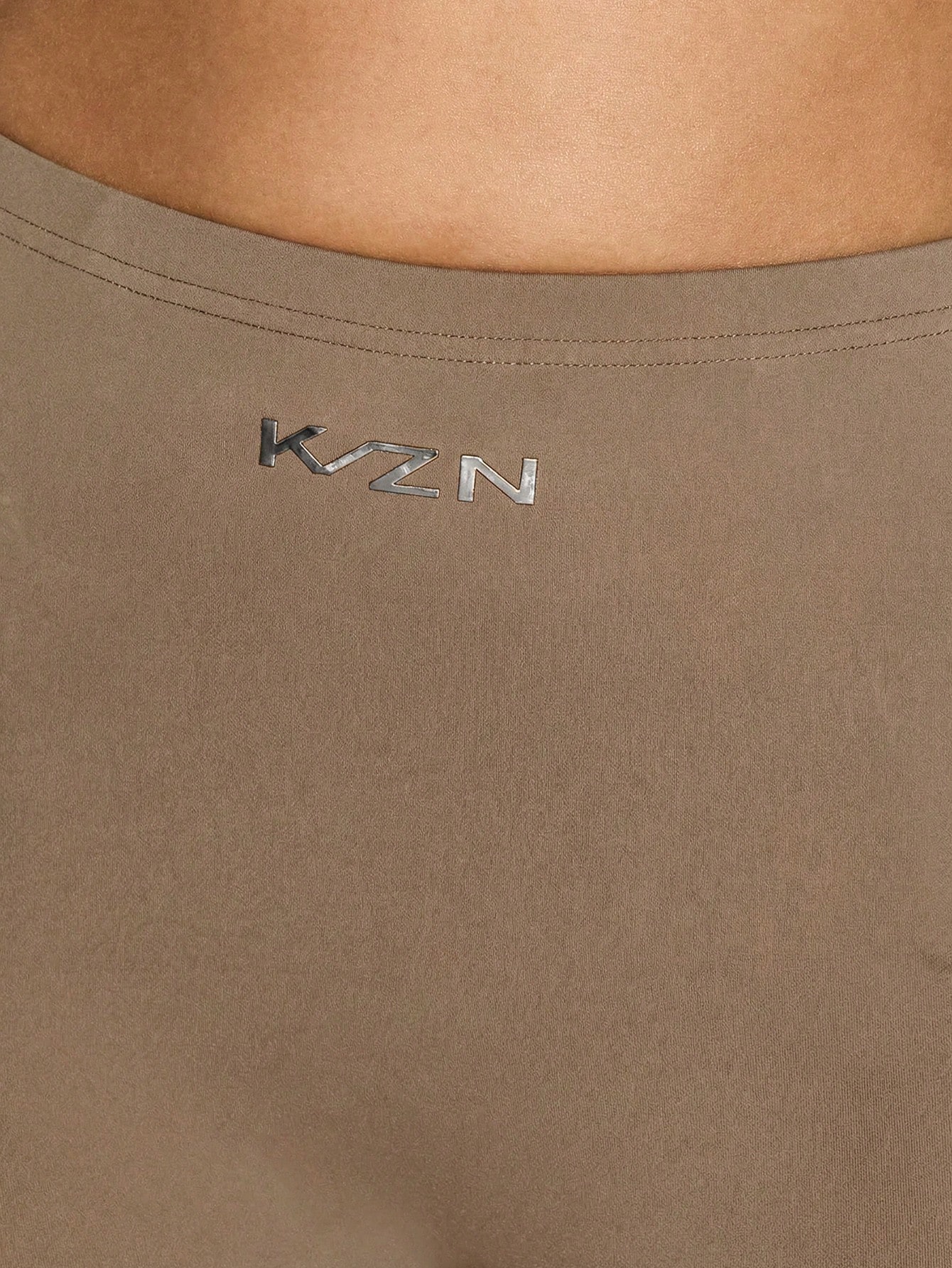 KIZN High Waisted Capri Leggings With Three Quarter Length