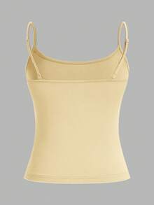 Comfortcana 3件套休闲纯色修身吊带背心，适合夏季穿着 - 彩色 - 查看 9