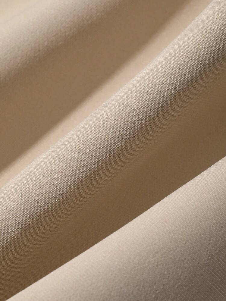 Dazy Plus Plus Size Women Asymmetrical Skirt With Twist Detail, Versatile Casual Commuter Skirt