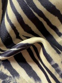 Swim Vcay Bộ bikini hở lưng, cổ yếm họa tiết da báo gợi cảm dành cho nữ, thích hợp cho kỳ nghỉ biển. - màu nâu - Xem 5