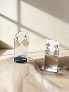 Madebyblanc Bộ 2 hộp đựng trang sức treo dọc, dung tích lớn, trong suốt, chống bụi, dễ lấy đồ, tiết kiệm không gian, để bàn, dùng trưng bày bông tai, hộp đựng trang sức thiết kế hiện đại, thời trang, quà tặng cho bạn gái, vợ, phụ nữ nhân dịp Valentine, sinh nhật, trang trí nhà cửa, phòng ngủ, bàn trang điểm - vật dụng không thể thiếu! - Trong sáng - Xem 9