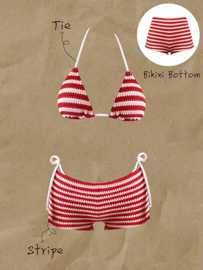 Elavelle 女士提花面料短裤，适合海滩/度假、春夏穿着