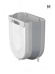 1/2PCS Kitchen Hanging Trash Can Foldable Garbage Bin With Holder For Cabinet Door Wall Mount Small Waste Basket For Kitchen Bathroom Laundry Room Space Saving - Multicolor - View 11