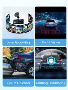 In-Car Dash Cam, Suitable As Gift For Boyfriend, Family - C309 - View 4