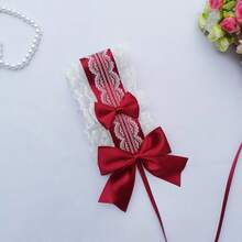 1件洛丽塔发箍 KC 甜美洛丽塔发饰 CLA 手工蕾丝蝴蝶结 LO 女孩软妹洛丽塔，排队，节日活动 - 多色 - 查看 9