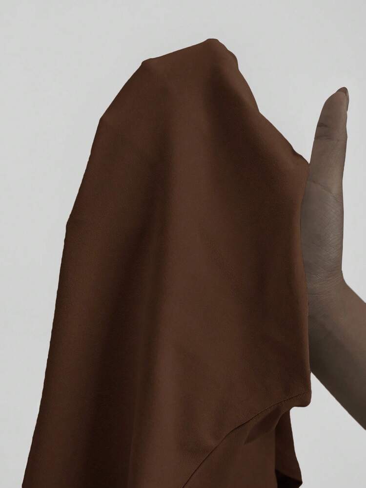 2026 New Women's Teacher Outfit, Elastic Fabric, Comfortable Casual Style, Knit Top, Asymmetric Asymmetrical Sleeve, Short Sleeve, Stand Collar, Versatile For All Seasons, Daily Wear, Comfortable Casual T-Shirt,Summer Top