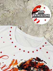 STEELVANCE Áo tank top nam dáng rộng in hình răng cưa, cổ tròn, phong cách thường ngày. - Nhiều màu - Xem 4